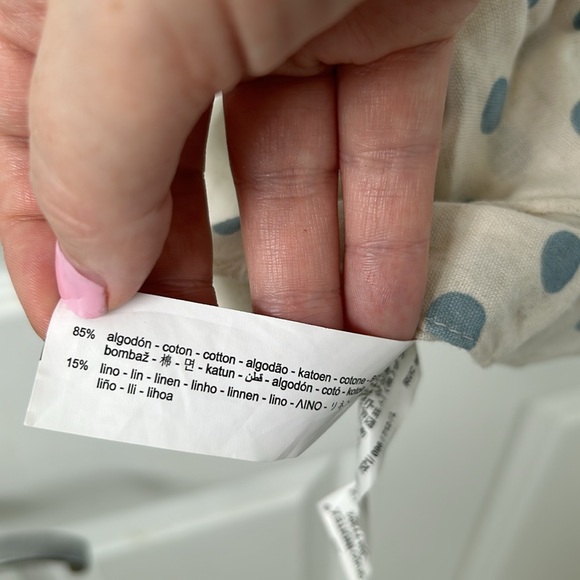 Zara polka dot scrunch top with tiered ruffle bottom - Picture 6 of 6